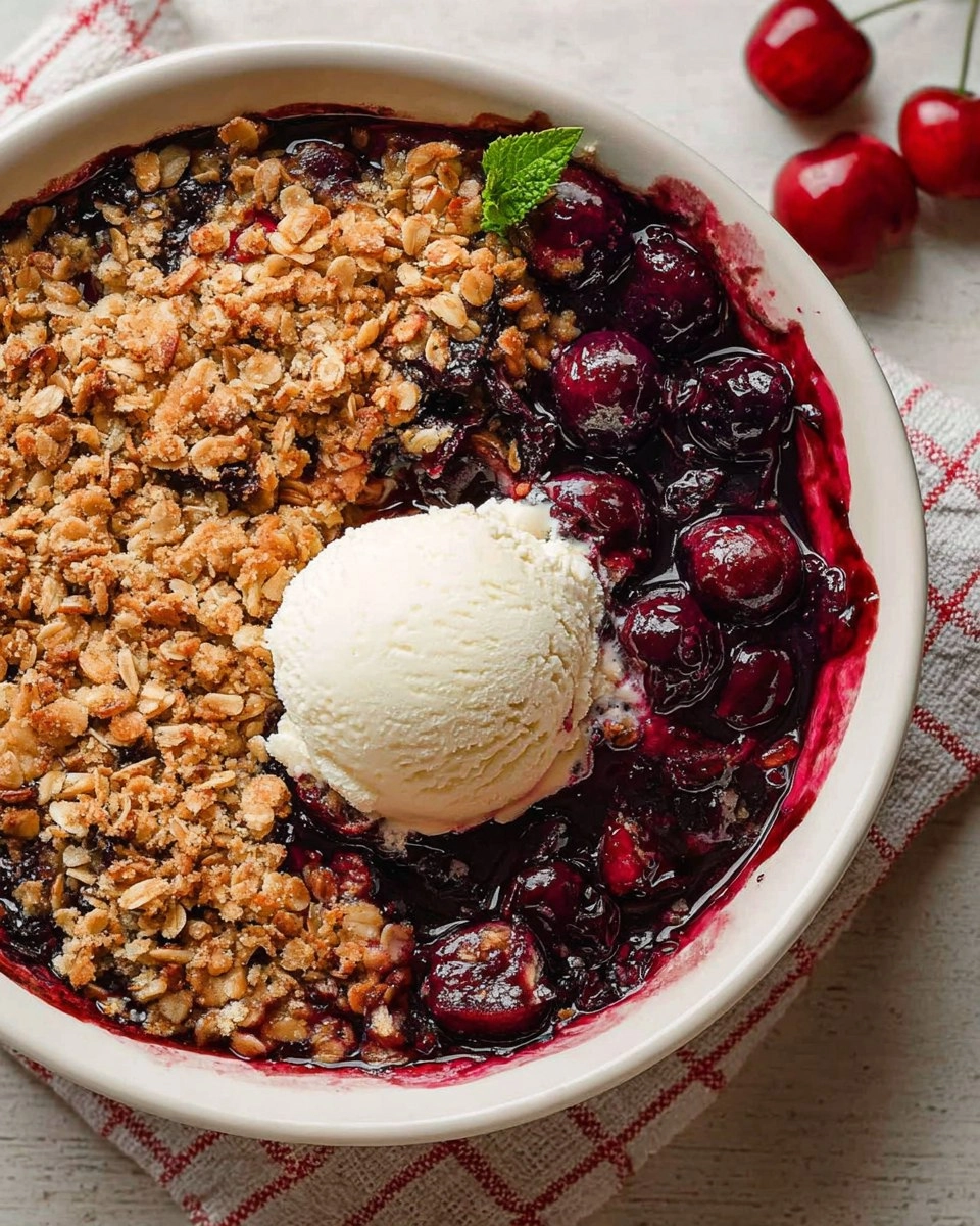 Homemade Cherry Crisp 99 Homemade Cherry Crisp