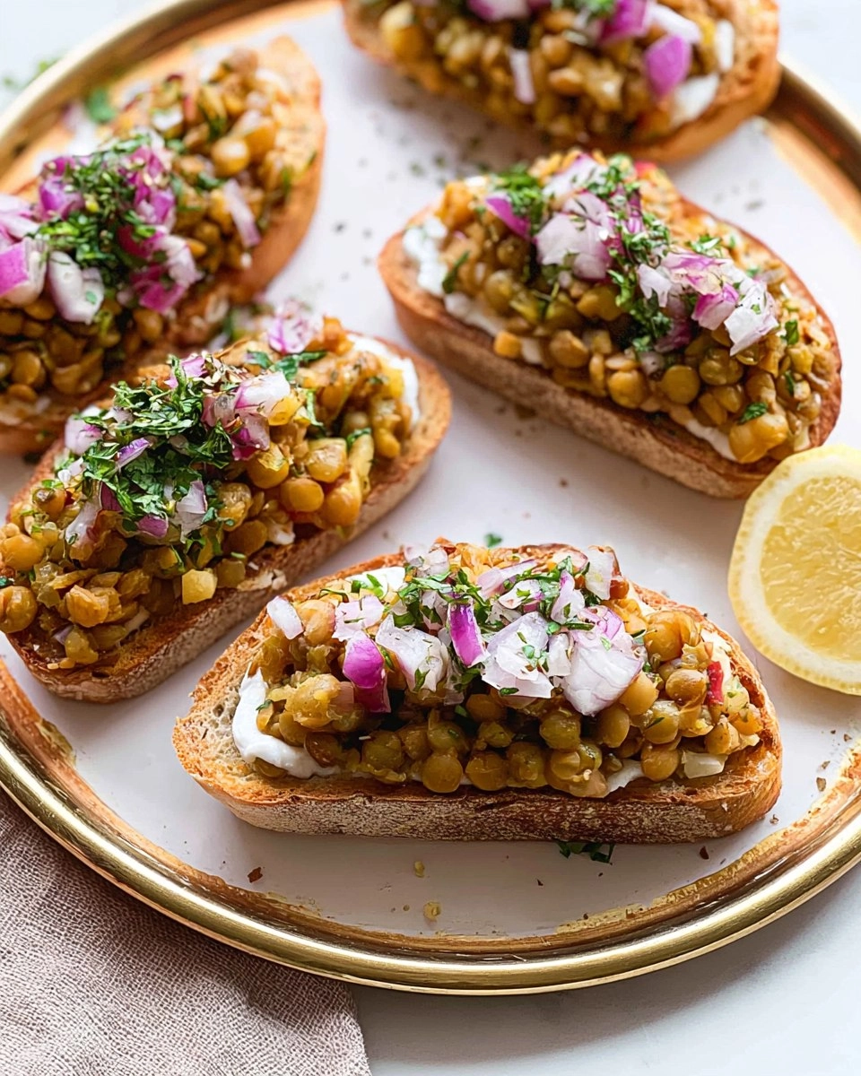 Lentil Bruschetta 84 Lentil Bruschetta