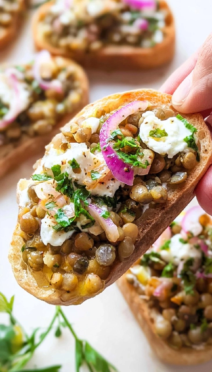 Lentil Bruschetta 85 Lentil Bruschetta