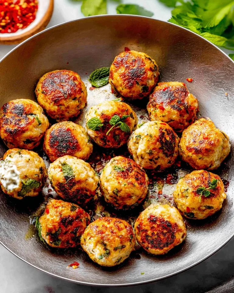 Mediterranean-Chicken-Meatballs-Recipe