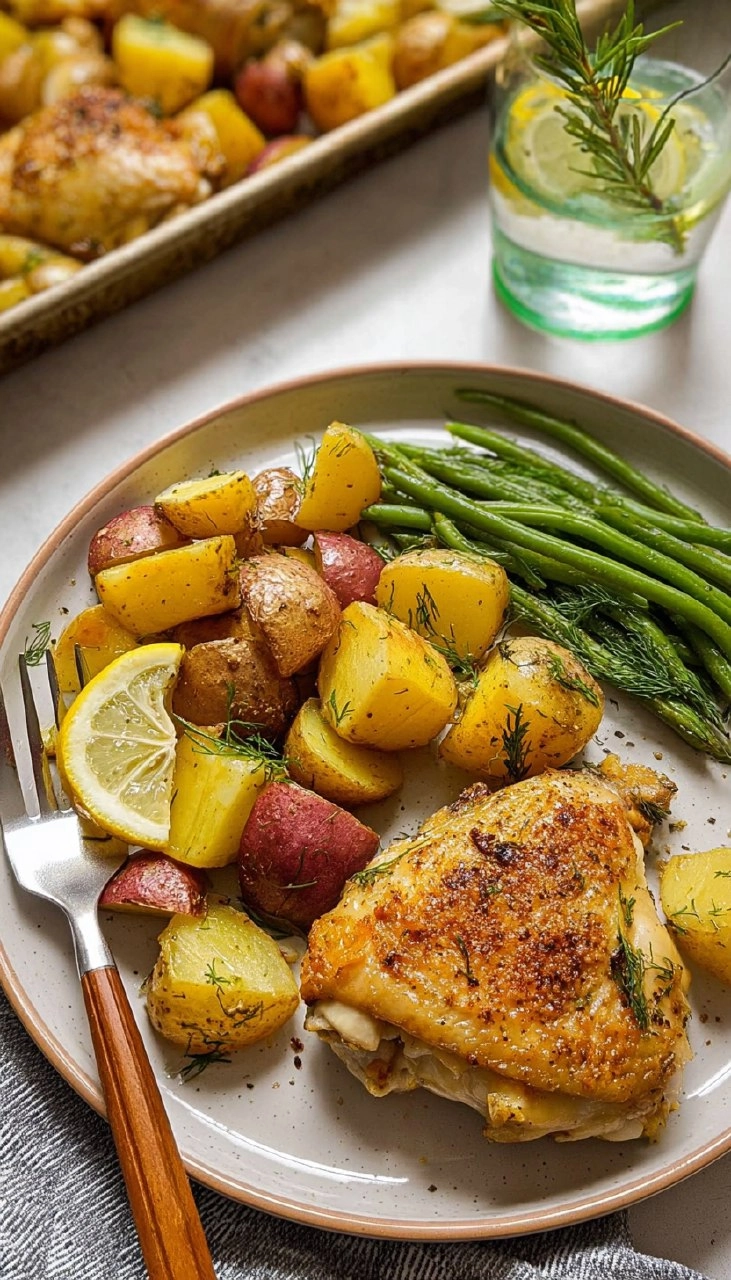 Sheet Pan Chicken and Potatoes 105 Sheet Pan Chicken and Potatoes