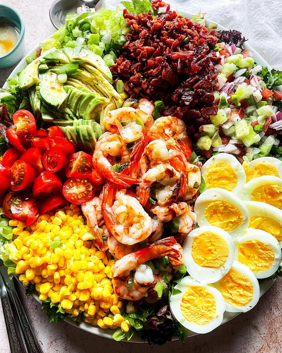 Shrimp Cobb Salad (Healthy, Easy Summer Dinner) 8 Shrimp-Cobb-Salad-Healthy-Easy-Summer-Dinner-Recipe