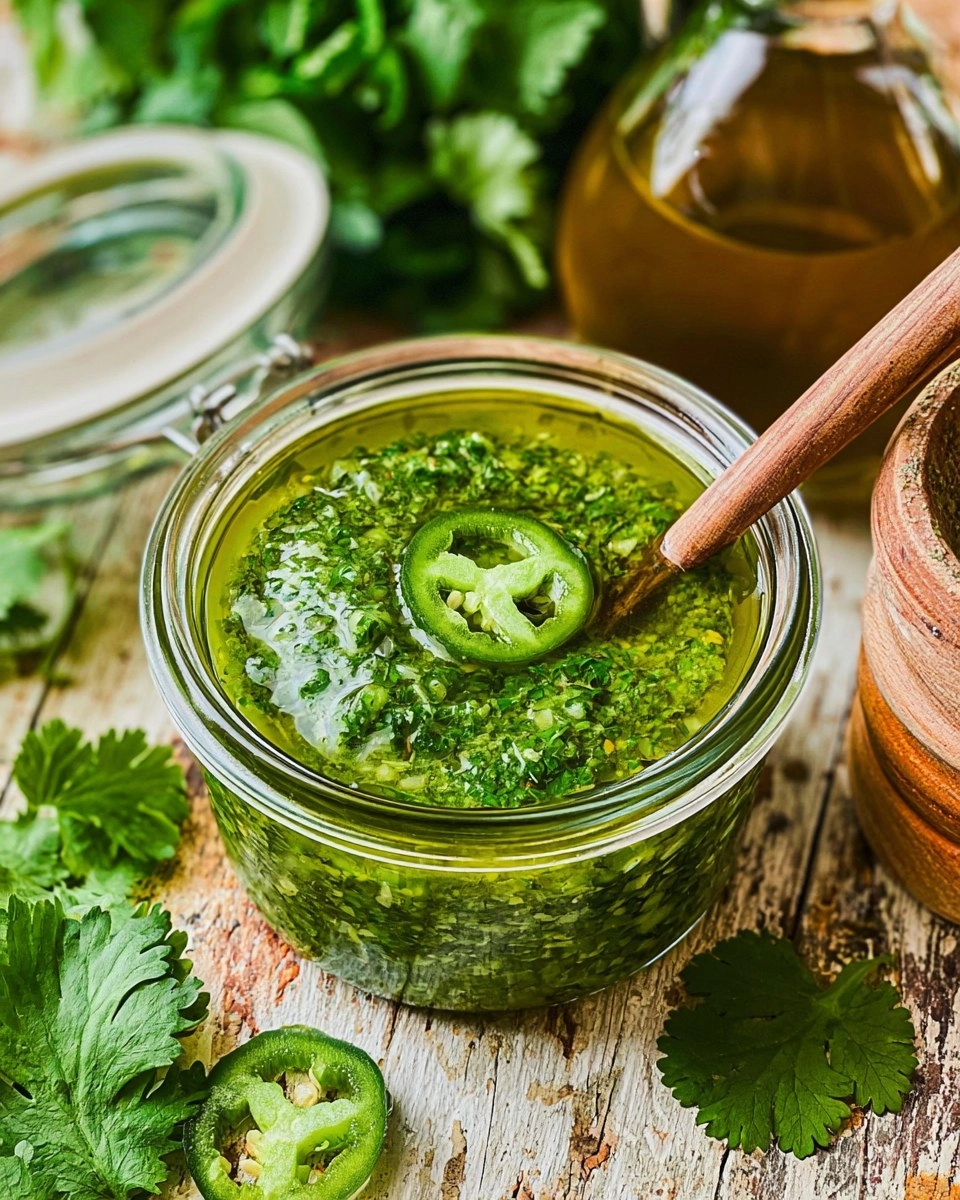 Spicy Chimichurri Sauce with Jalapeño 74 Spicy Chimichurri Sauce with Jalapeño