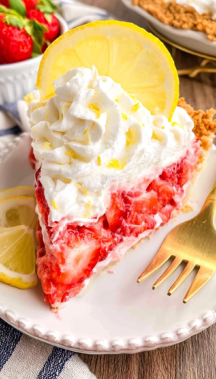 Strawberry Lemonade Pie 125 Strawberry Lemonade Pie