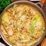 Creamy-Garlic-Parmesan-Cabbage-Low-Carb-Skillet-Recipe-Recipe