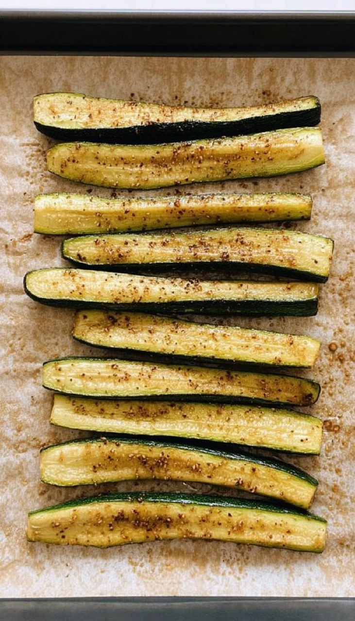 Easy Oven Roasted Zucchini