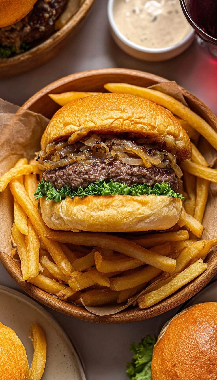French Onion Burgers