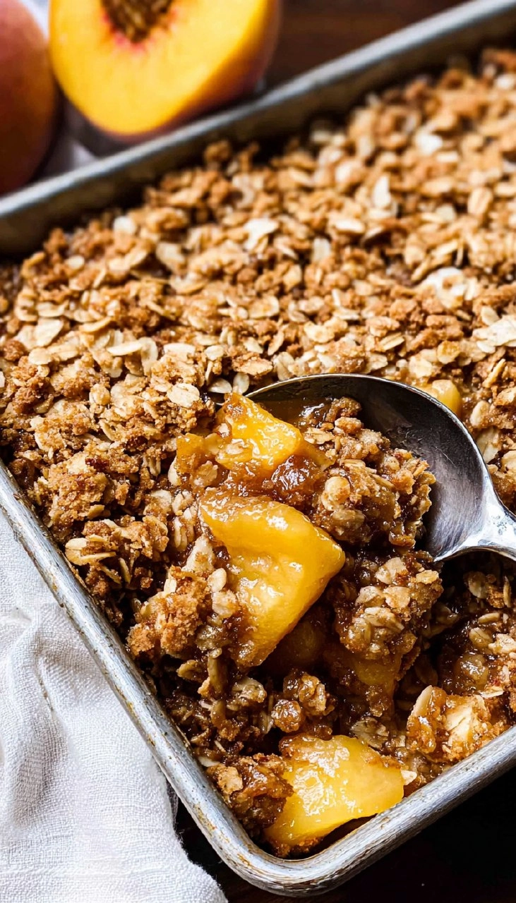 Gluten Free Peach Crisp 105 Gluten Free Peach Crisp