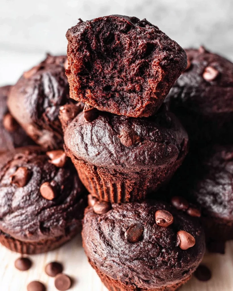 Healthy-Chocolate-Zucchini-Muffins-Gluten-Free-Paleo-Recipe