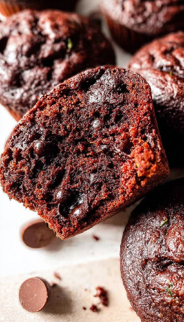 Healthy Chocolate Zucchini Muffins (Gluten Free, Paleo) 115 Healthy Chocolate Zucchini Muffins (Gluten Free, Paleo)