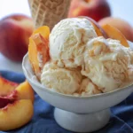 No Churn Peaches and Cream Ice Cream 76 No-Churn-Peaches-and-Cream-Ice-Cream-Recipe