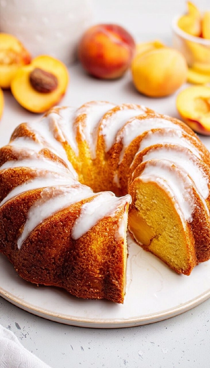 Peach Bundt Cake 100 Peach Bundt Cake