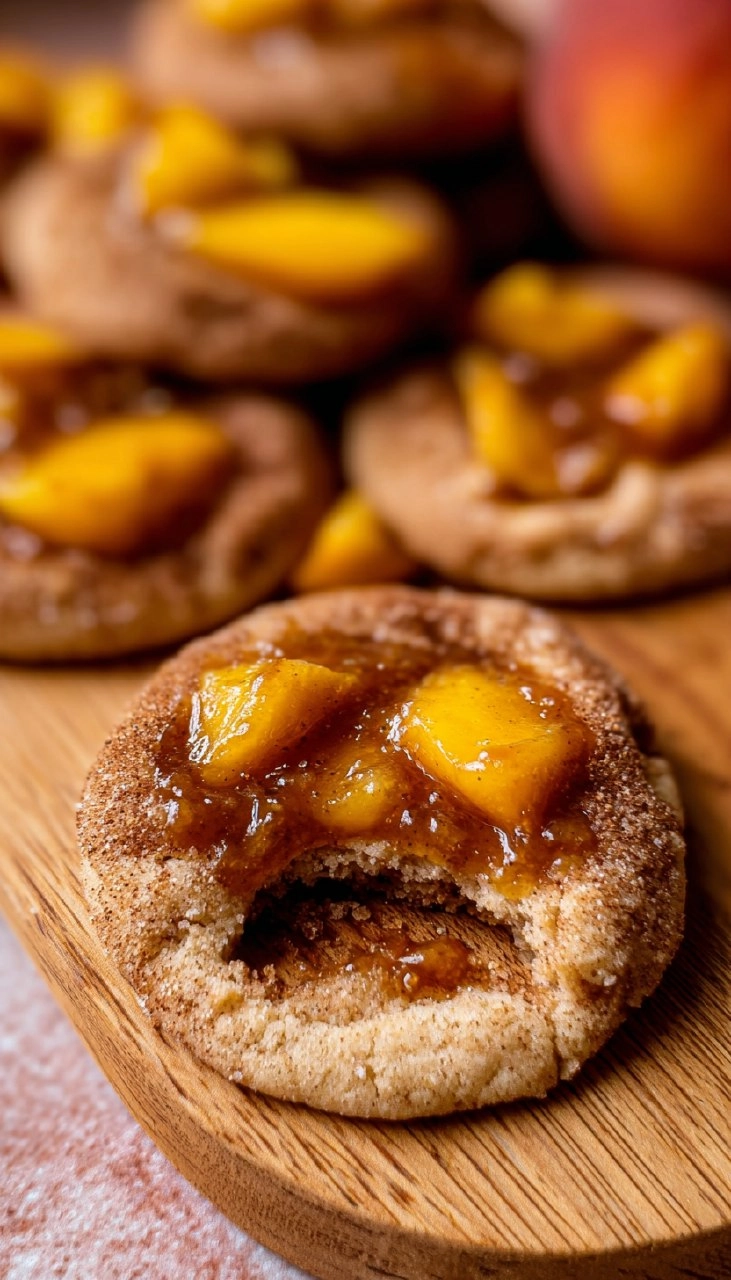 Peach Cobbler Cookies 140 Peach Cobbler Cookies