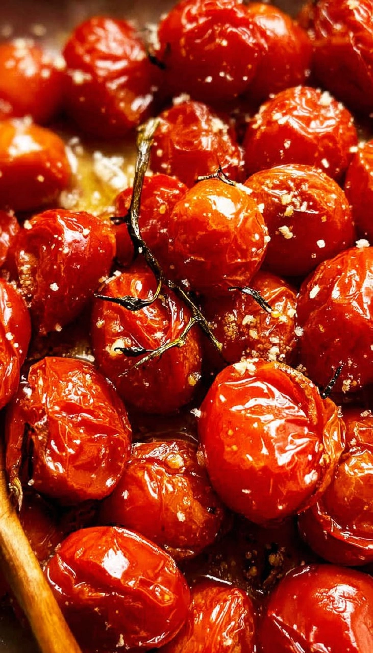 Roasted Cherry Tomatoes with Garlic 65 Roasted Cherry Tomatoes with Garlic