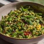 Spring Orzo Pasta Salad with Creamy Basil Vinaigrette 136 Spring-Orzo-Pasta-Salad-with-Creamy-Basil-Vinaigrette-Recipe