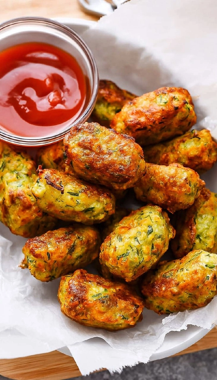 Air Fryer Zucchini Tots
