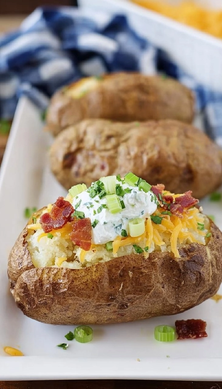 Best Steakhouse Baked Potatoes