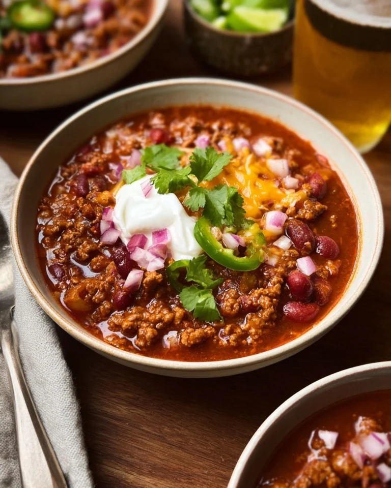 How-to-Make-Homemade-Chili-Recipe-Ground-Beef-and-Beans