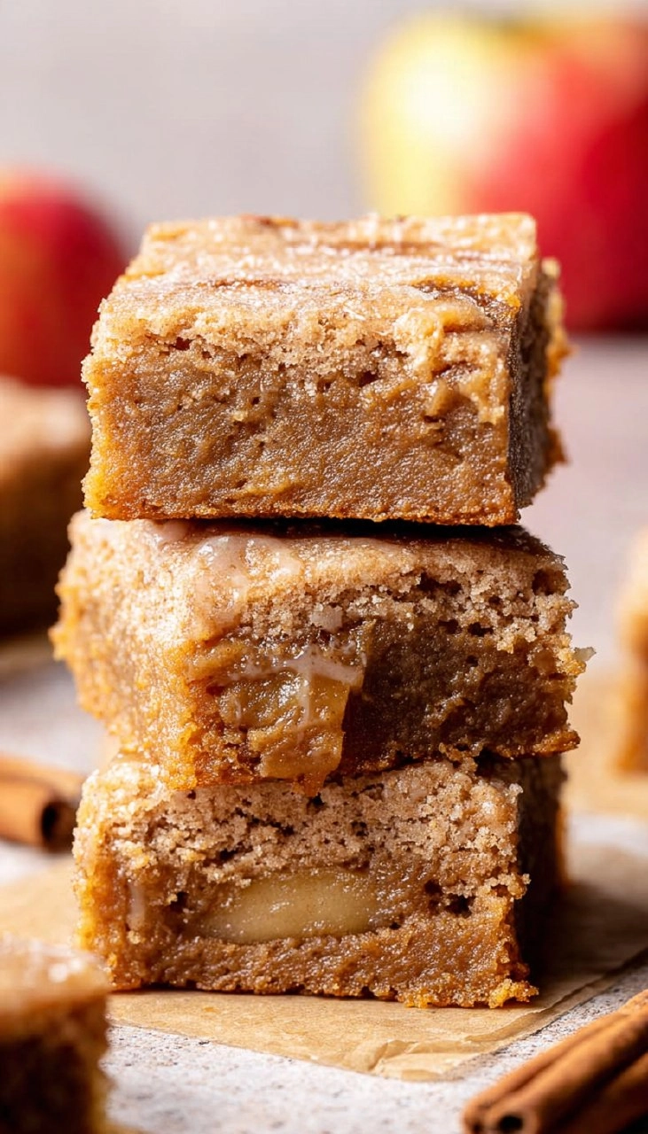 Apple Cinnamon Blondies