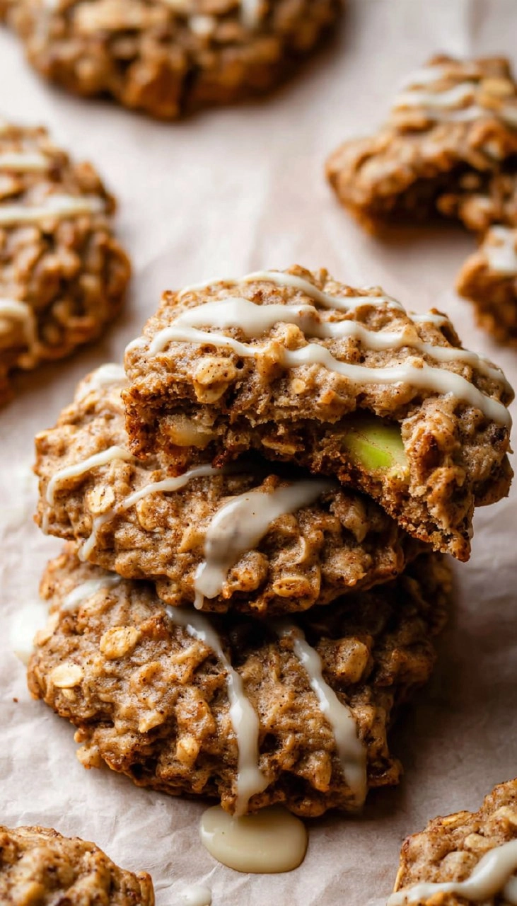 Apple Cinnamon Oatmeal Cookies