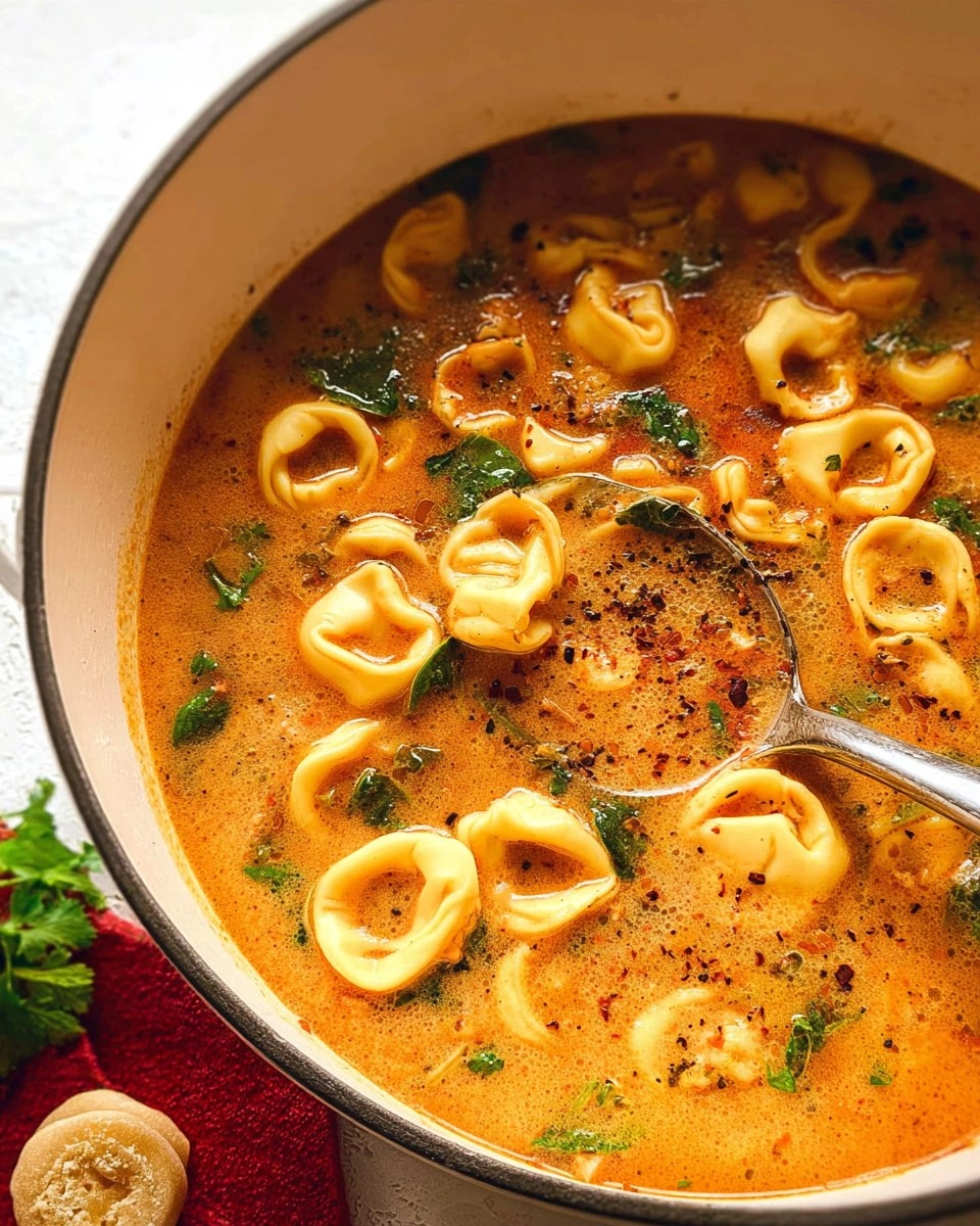 Creamy Tortellini Soup