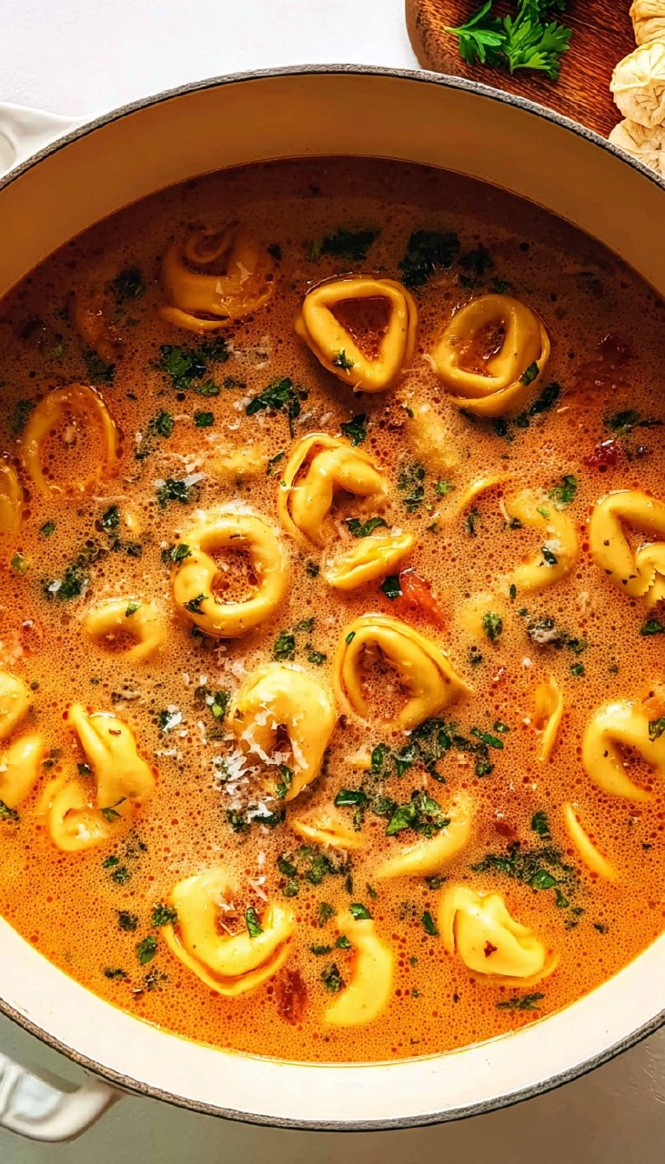 Creamy Tortellini Soup