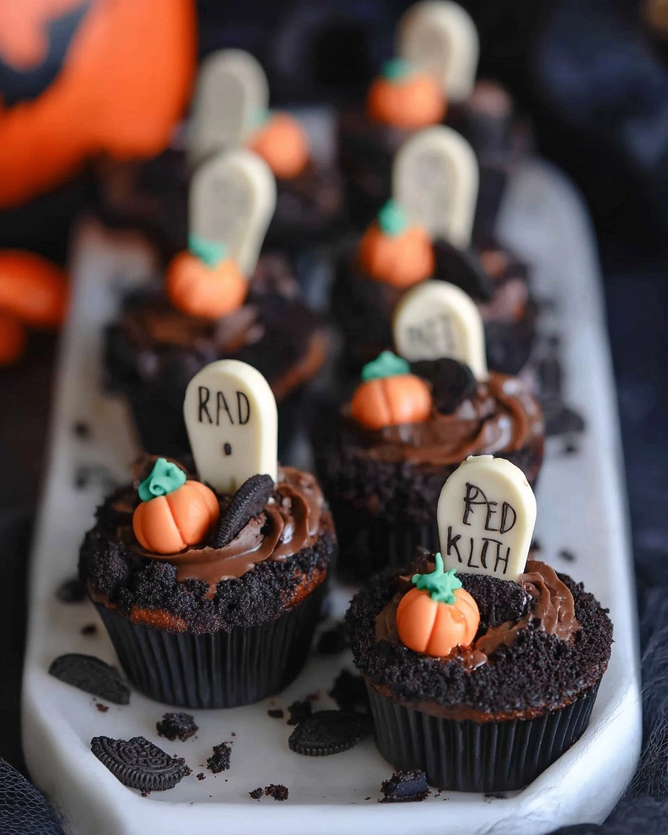 Graveyard Cupcakes 69 Graveyard Cupcakes