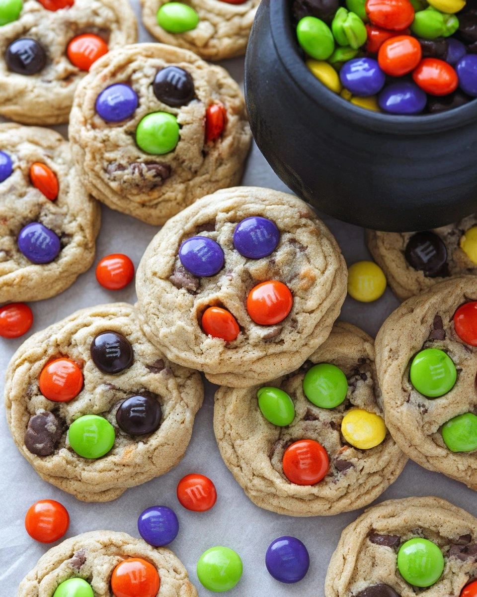 Halloween M&M Cookies 94 Halloween M&M Cookies