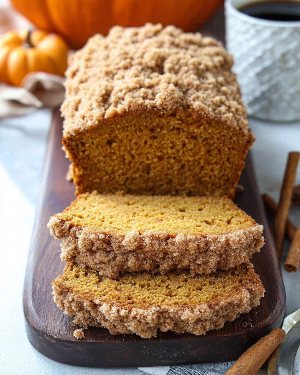Pumpkin Bread with Crumb Topping