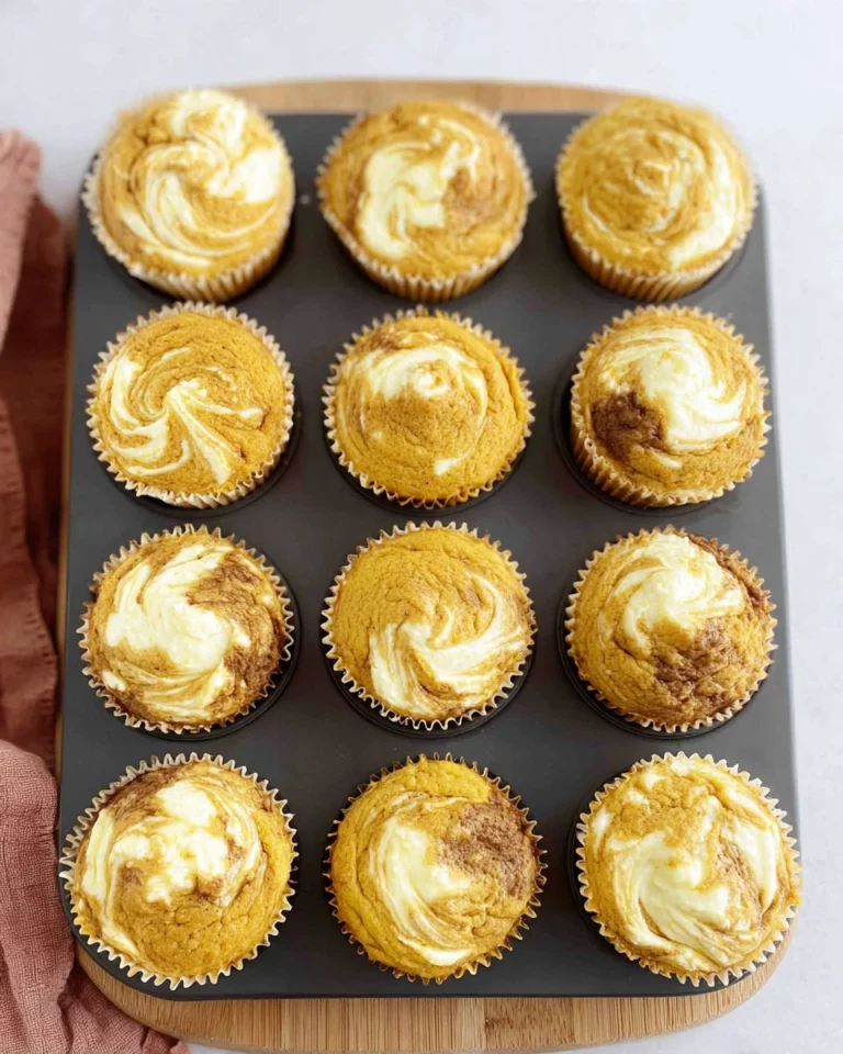 Pumpkin-Muffins-with-Cheesecake-Swirl-Recipe
