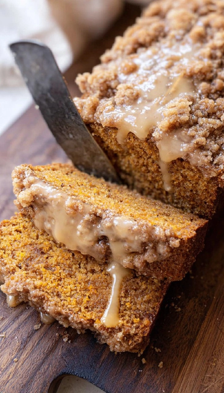 Pumpkin Streusel Bread